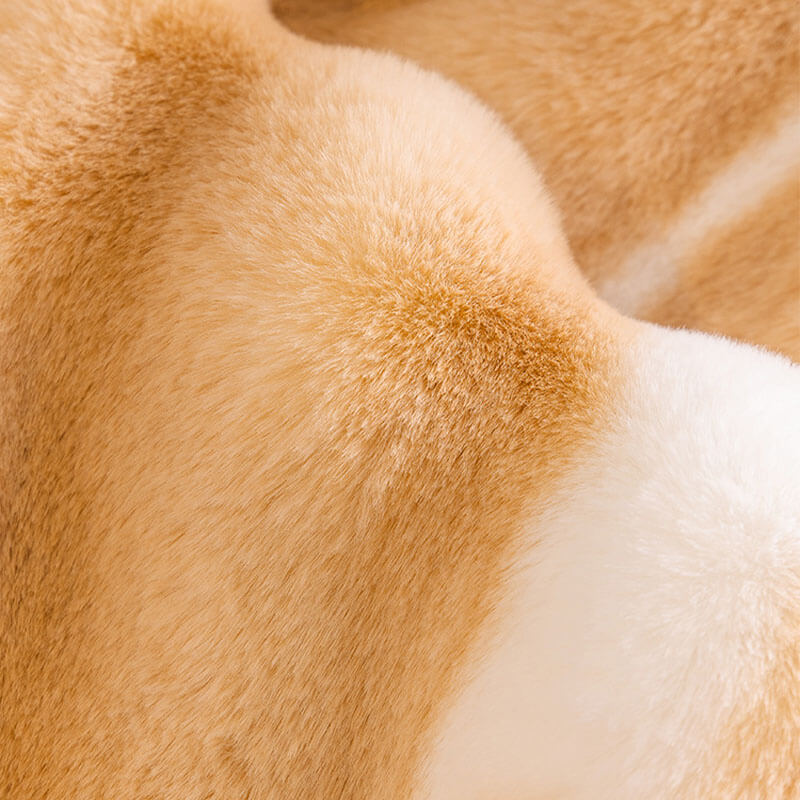 Housse de canapé en peluche à rayures de couleur dégradée - Image 8