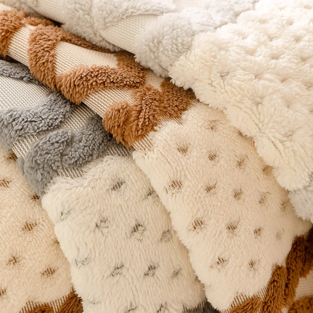 Housse de canapé en peluche confortable, douce pour la peau, antidérapante. - Image 6