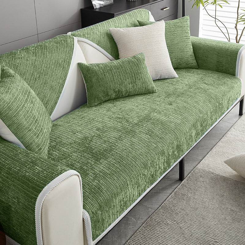Housse de canapé imperméable et antimicrobienne en tissu chenille anti-rayures - Image 10