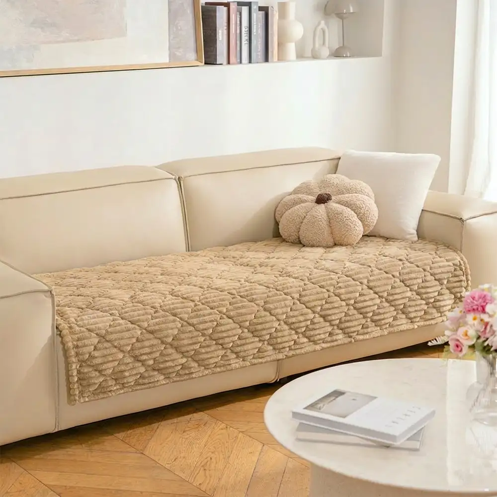 Housse de canapé lavable, protecteur de sofa amical pour les animaux, matelas pour animaux de compagnie Fluffy Fuzzy - Image 14