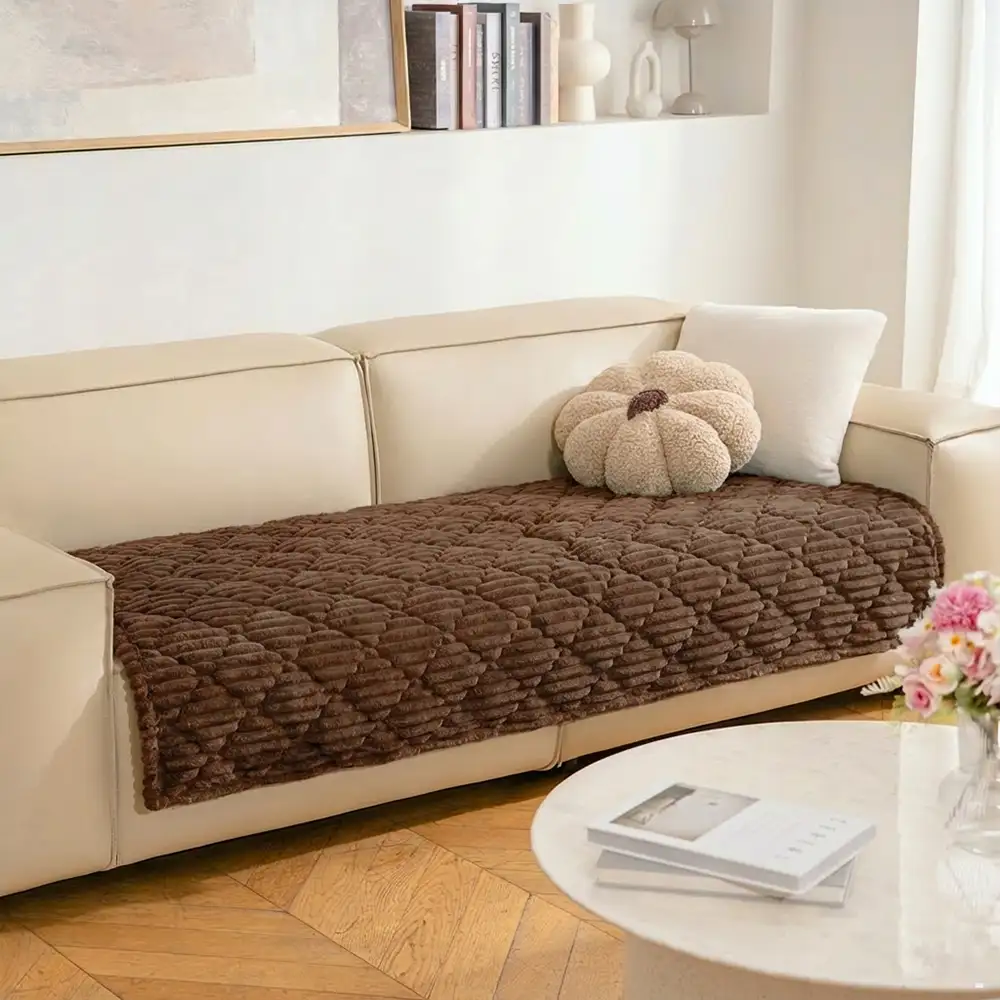 Housse de canapé lavable, protecteur de sofa amical pour les animaux, matelas pour animaux de compagnie Fluffy Fuzzy - Image 15