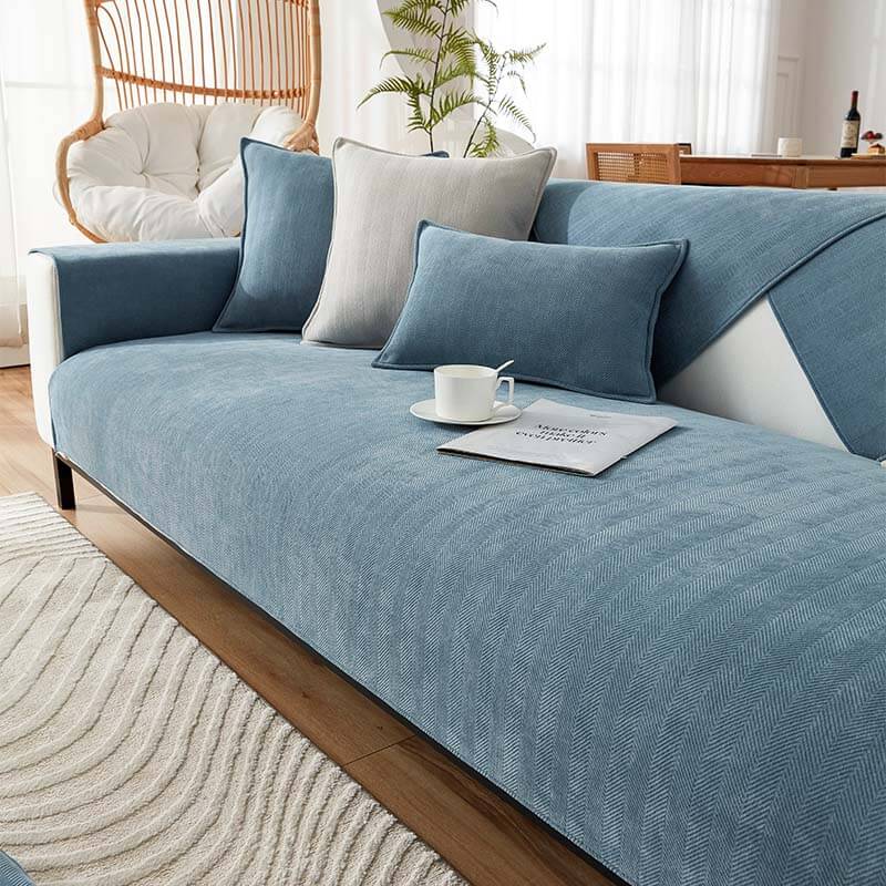 Housse de canapé imperméable toutes saisons, résistante aux taches et durable – Rétro - Image 13