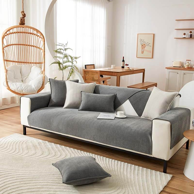 Housse de canapé imperméable toutes saisons, résistante aux taches et durable – Rétro - Image 15