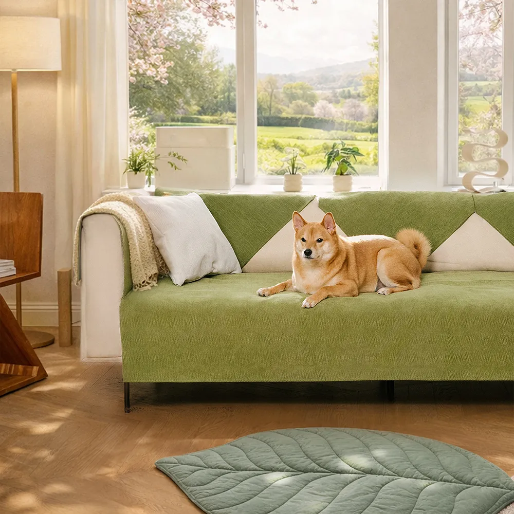 Housse de canapé imperméable toutes saisons, résistante aux taches et durable – Rétro - Image 19