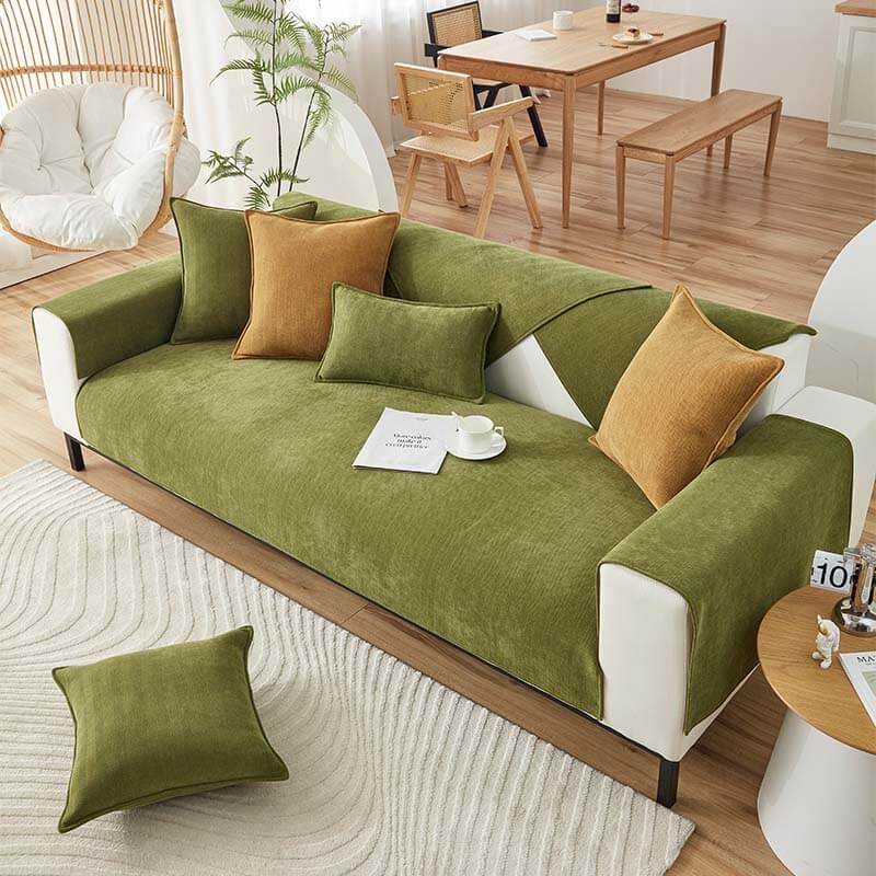 Housse de canapé imperméable toutes saisons, résistante aux taches et durable – Rétro - Image 22