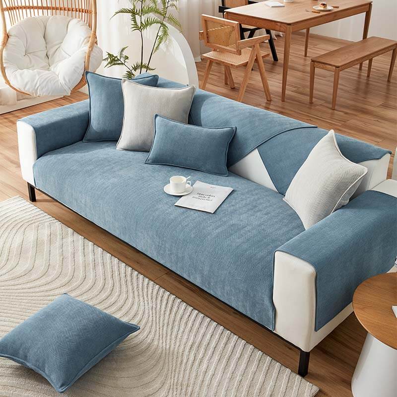 Housse de canapé imperméable toutes saisons, résistante aux taches et durable – Rétro - Image 5
