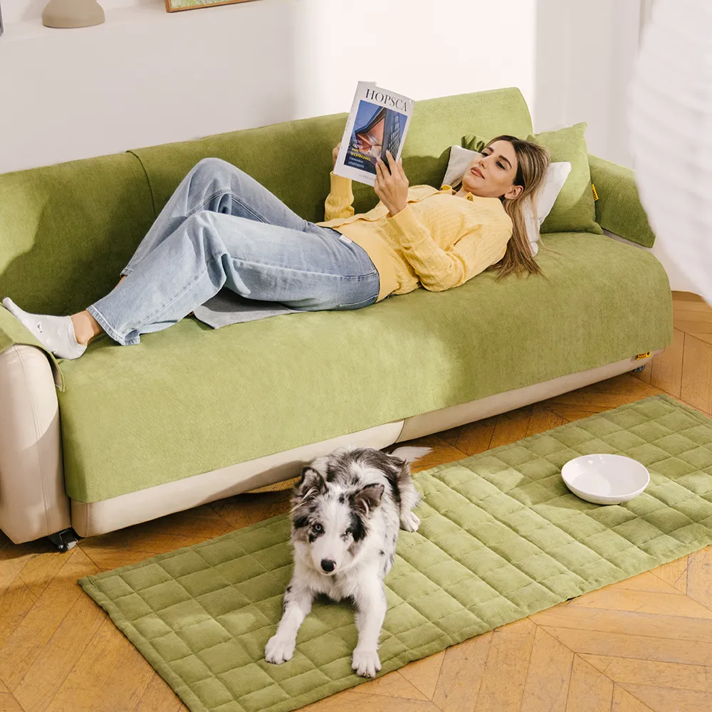 Housse de canapé imperméable toutes saisons, résistante aux taches et durable – Rétro - Image 8