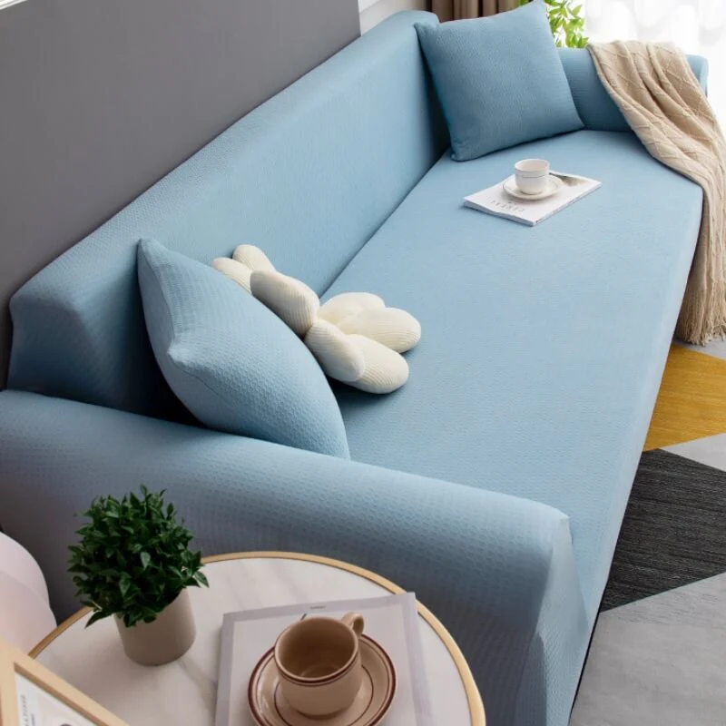 Housse de fauteuil, canapé extensible Protège Fauteuil en peluche douce déperlante multi-usage - Image 13