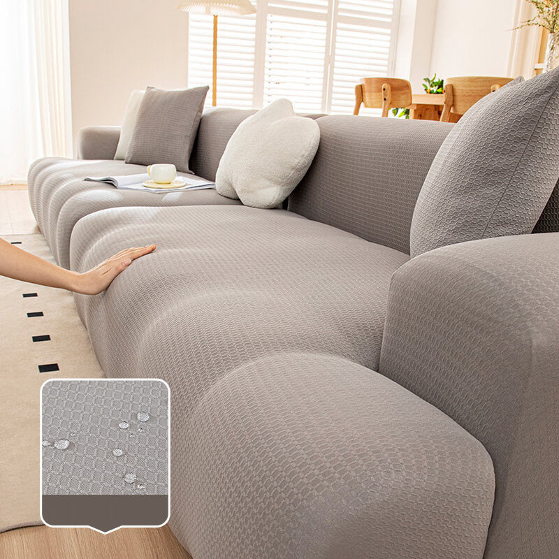 Housse de fauteuil, canapé extensible Protège Fauteuil en peluche douce déperlante multi-usage - Image 4