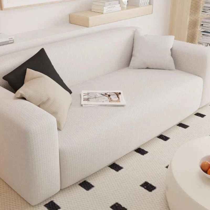 Housse de fauteuil, canapé extensible Protège Fauteuil en peluche douce déperlante multi-usage - Image 9