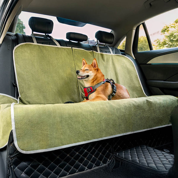 Housse de siège auto pour chien imperméable, résistante aux taches, toutes saisons – Rétro - Image 11