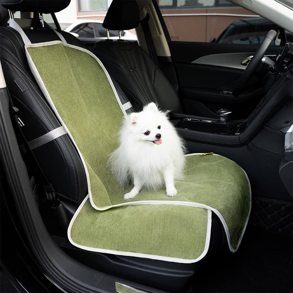 Housse de siège auto pour chien imperméable, résistante aux taches, toutes saisons – Rétro - Image 12