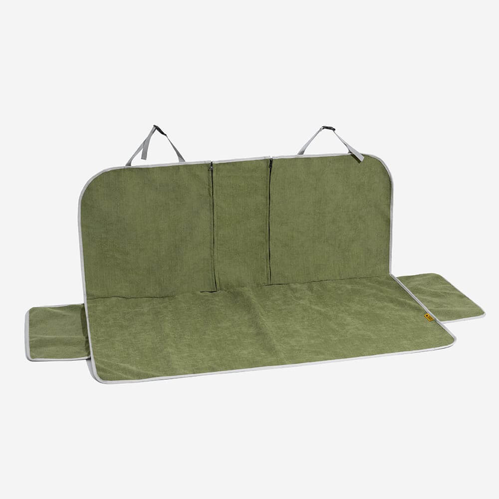 Housse de siège auto pour chien imperméable, résistante aux taches, toutes saisons – Rétro - Image 16