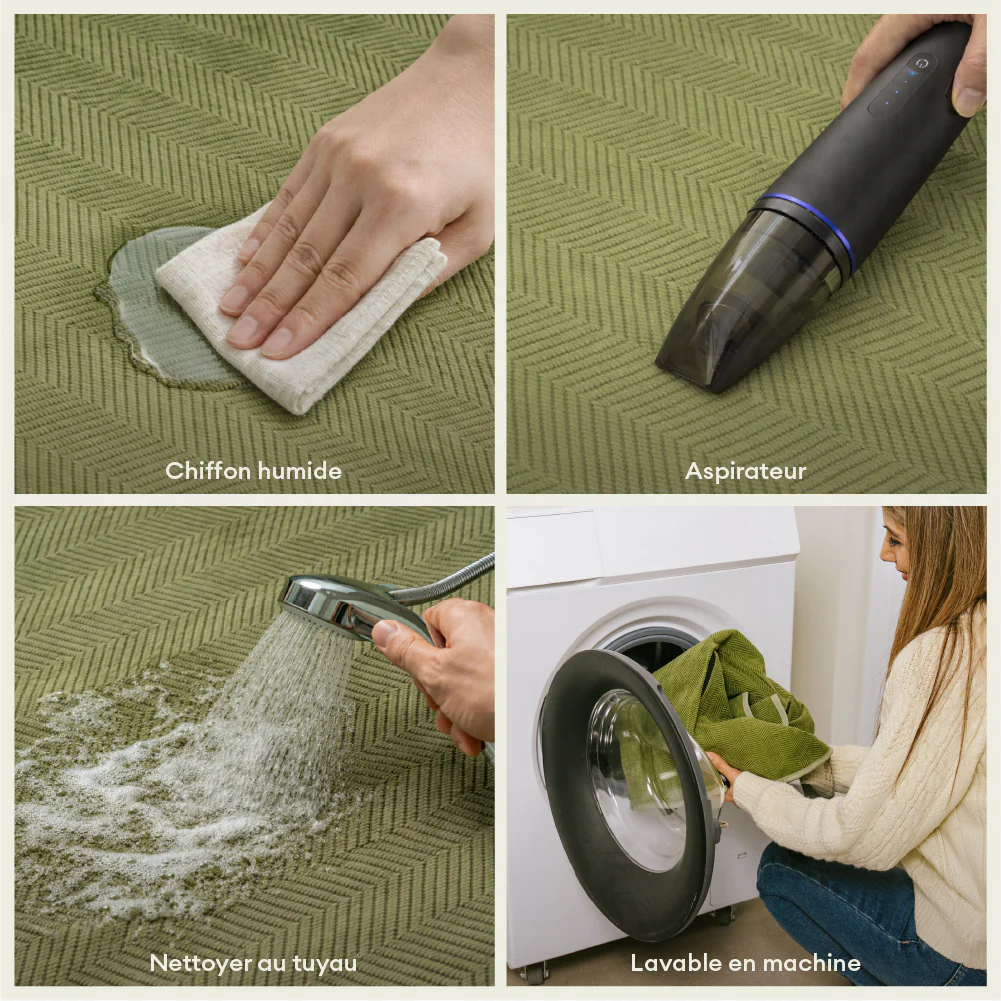 Housse de siège auto pour chien imperméable, résistante aux taches, toutes saisons – Rétro - Image 5