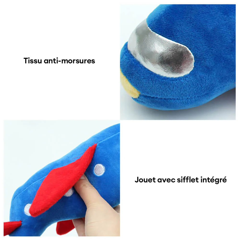 Jouet en Forme de Fusée Avion Squeaky pour Chien - Image 6