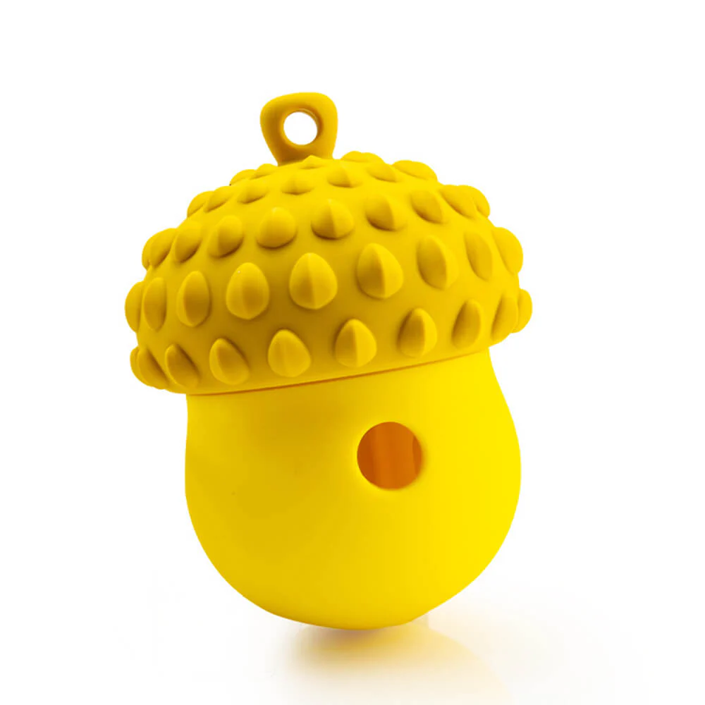 Jouet interactif poule en forme de pomme de pin avec fuite de nourriture Nourrisseur lent pour chien - Image 10