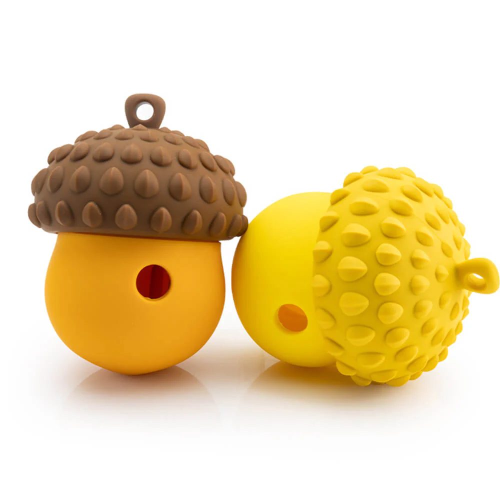 Jouet interactif poule en forme de pomme de pin avec fuite de nourriture Nourrisseur lent pour chien - Image 7