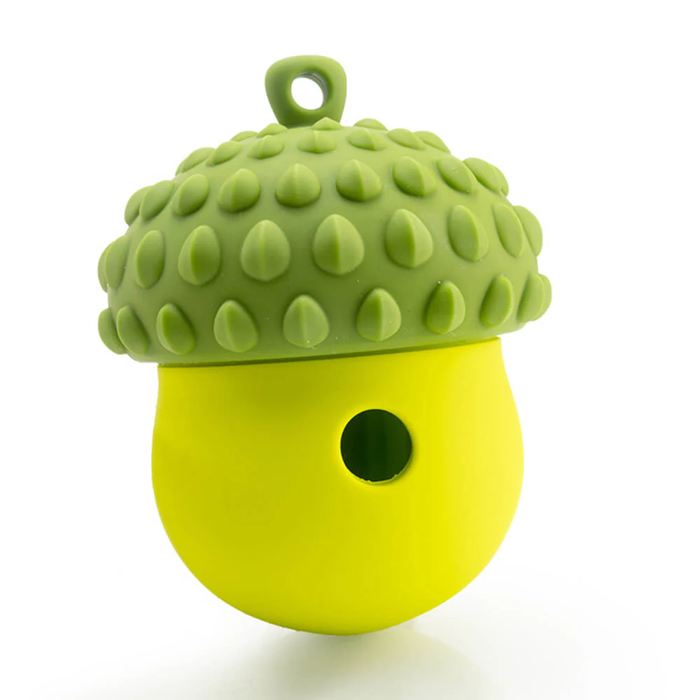 Jouet interactif poule en forme de pomme de pin avec fuite de nourriture Nourrisseur lent pour chien - Image 9
