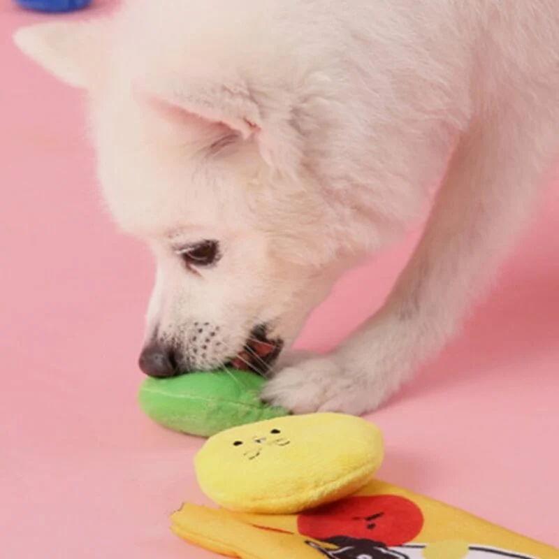 Jouets en Peluche Bonbon Alimentaire Tibétain pour Chien - Image 6