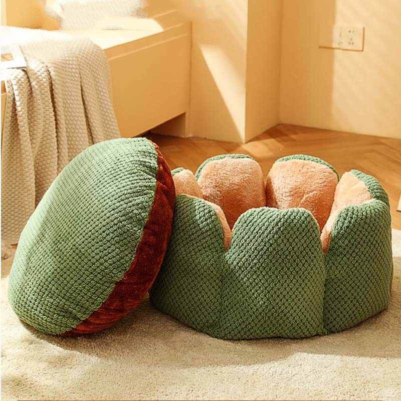 Lit confortable pour animaux de compagnie en forme de cactus - Image 4
