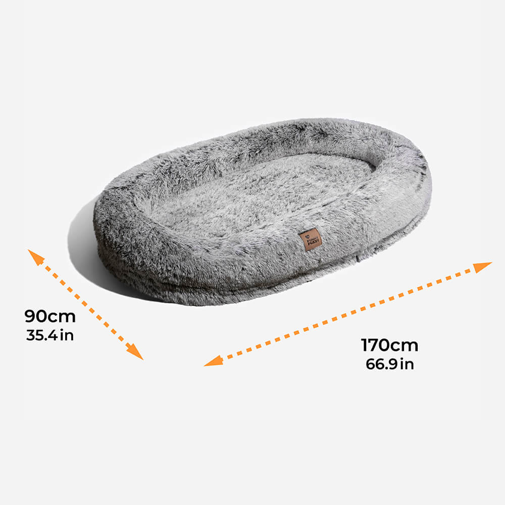 Lit de luxe super large pour humain et chien - Image 11