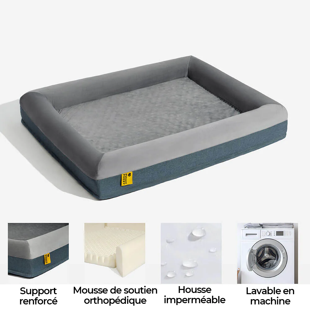 Lit Orthopédique Premium pour Chien - Sommeil Paisible et Jeu Joyeux dans le Lit à Creuser - Image 6