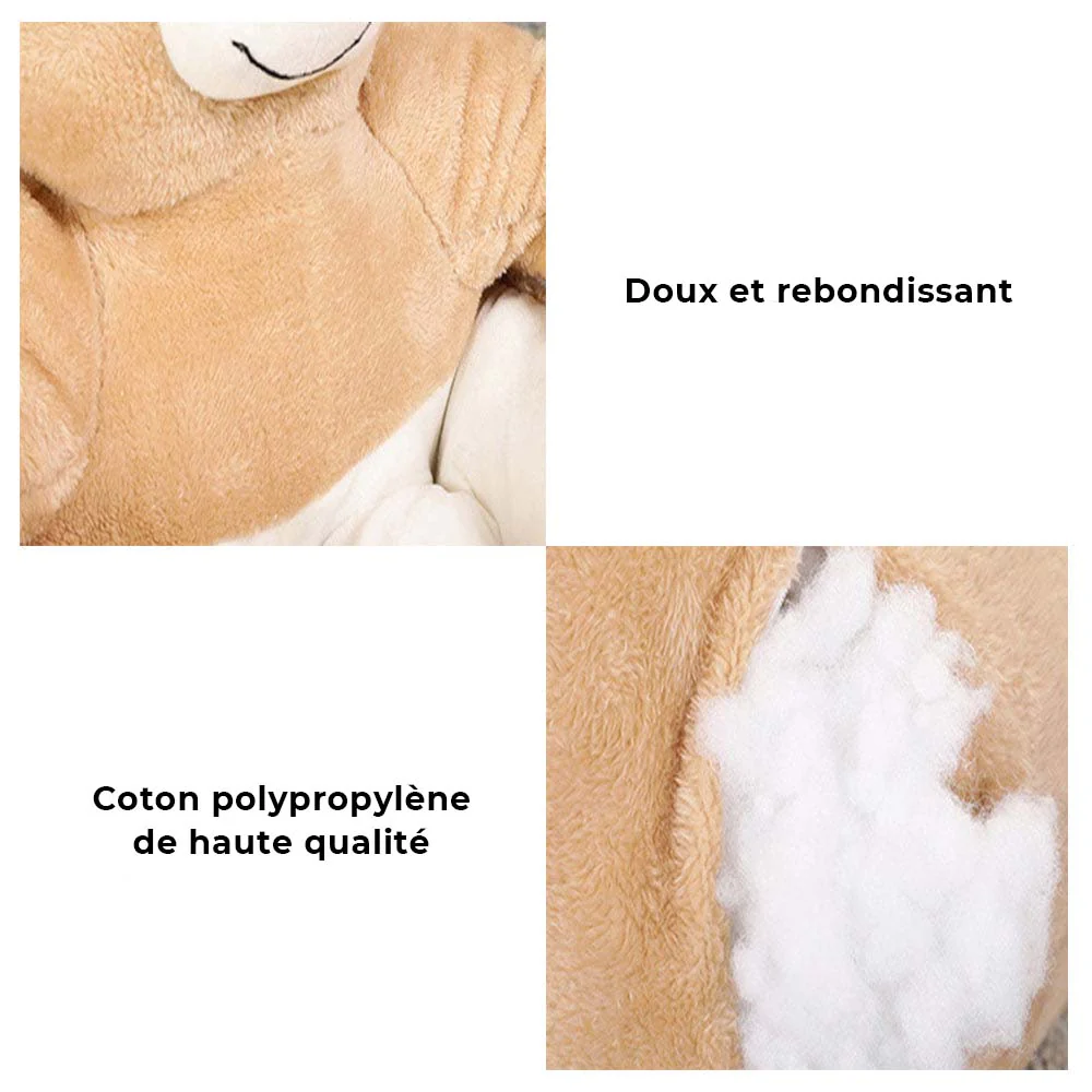 Lit pour chat détachable en forme d'ours - Image 5