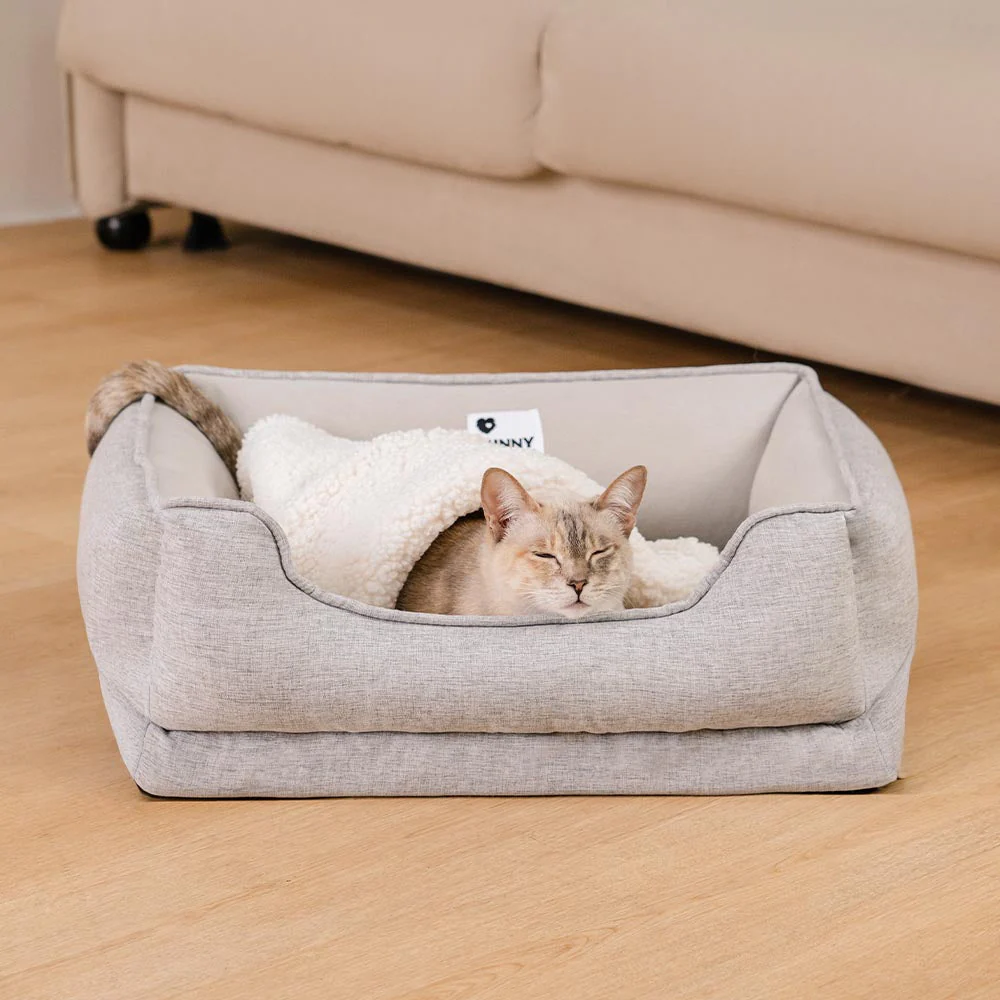 Lit pour chat rembourré antidérapant lavable - Rêve nuageux - Image 9