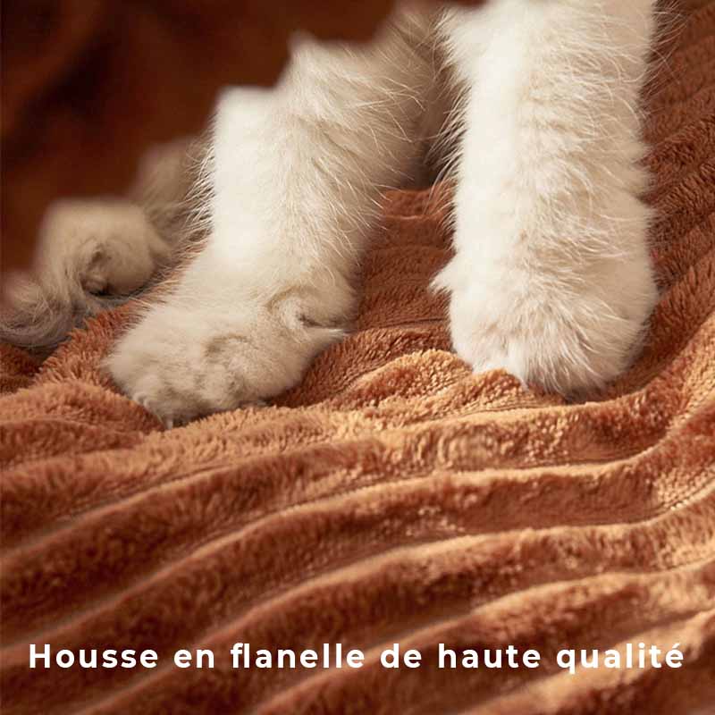 Lit pour chat semi-fermé en forme de maison - Image 9