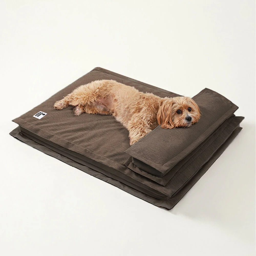 Lit pour chien anti-anxiété avec support en mousse pour sommeil profond - Image 22