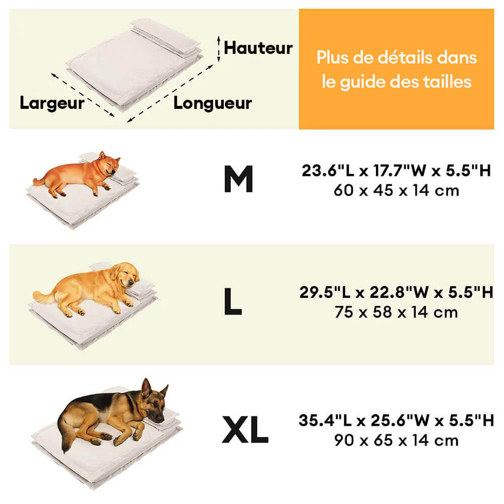 Lit pour chien anti-anxiété avec support en mousse pour sommeil profond - Image 9