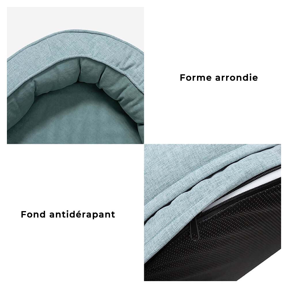 Lit orthopédique pour chien, lavable en machine, apaisant et confortable - Beignet - Image 10
