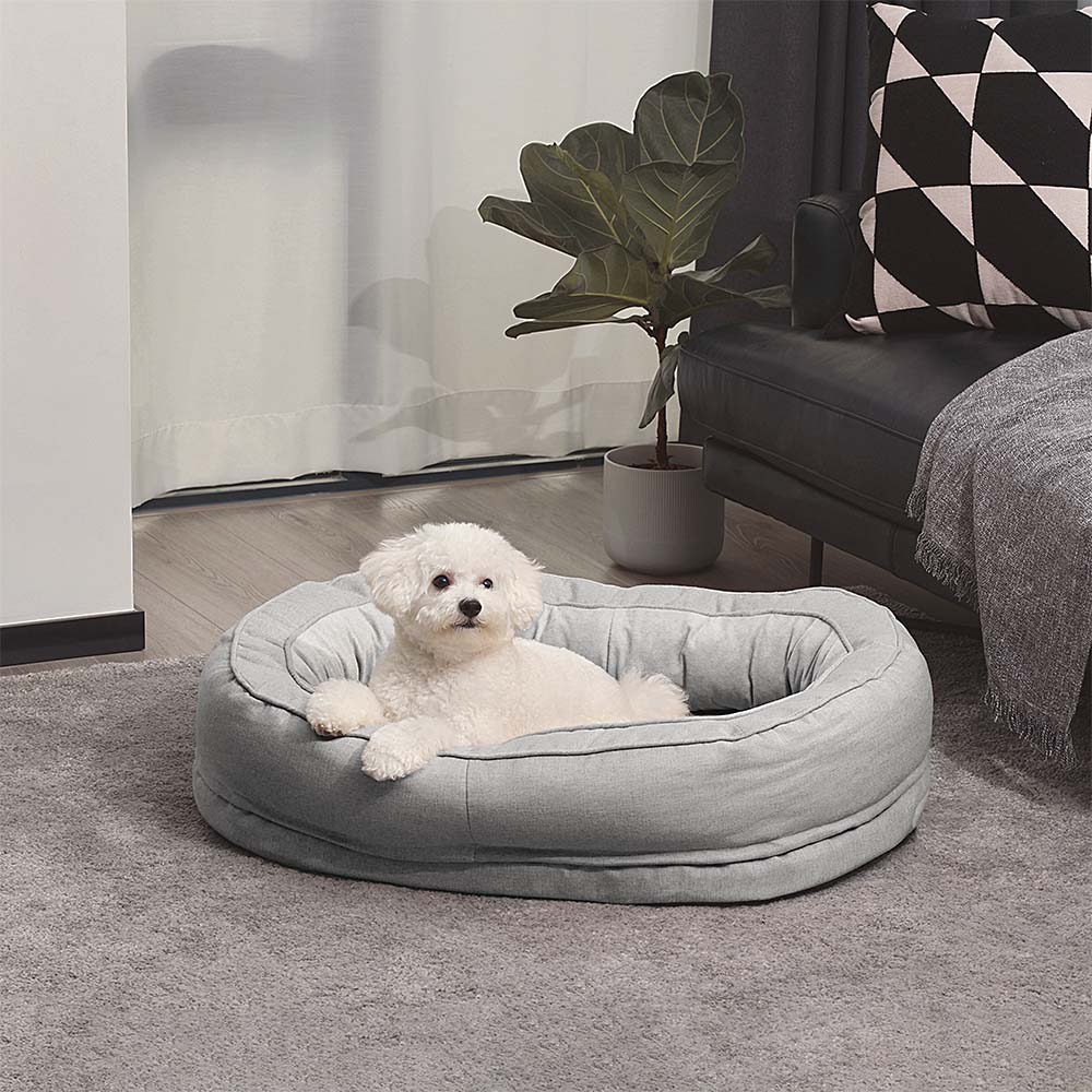 Lit orthopédique pour chien, lavable en machine, apaisant et confortable - Beignet - Image 20