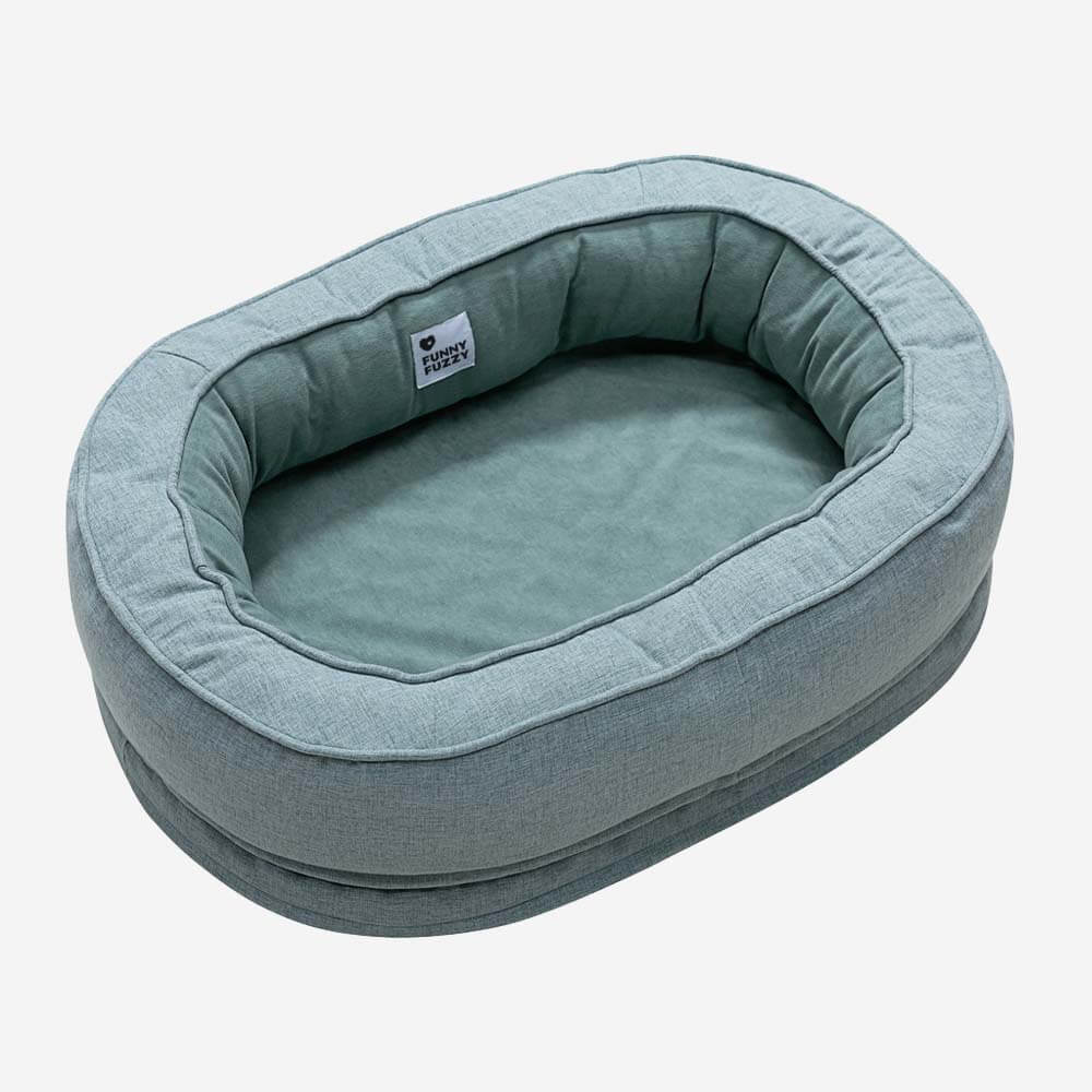 Lit orthopédique pour chien, lavable en machine, apaisant et confortable - Beignet - Image 25