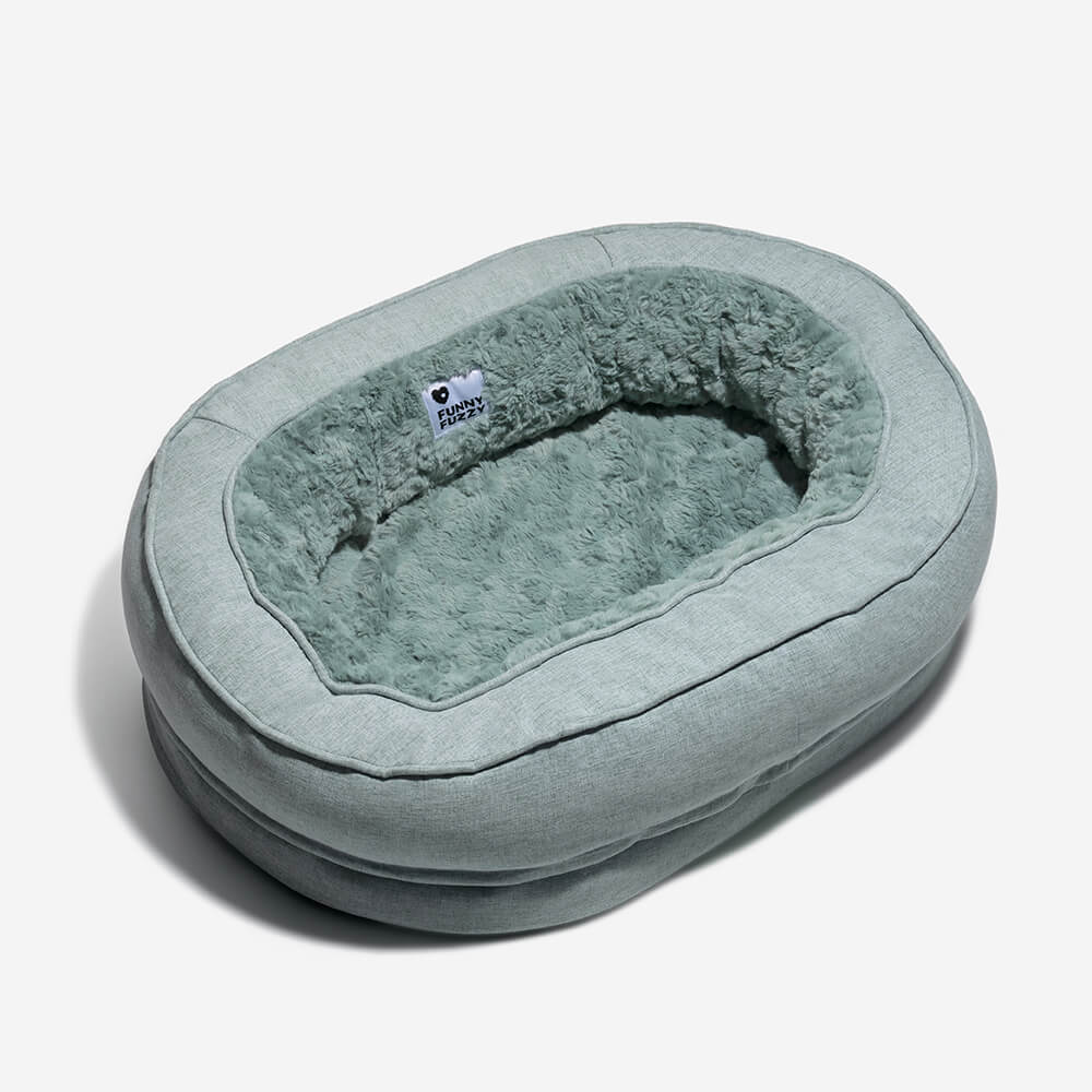 Lit orthopédique pour chien, lavable en machine, apaisant et confortable - Beignet - Image 27