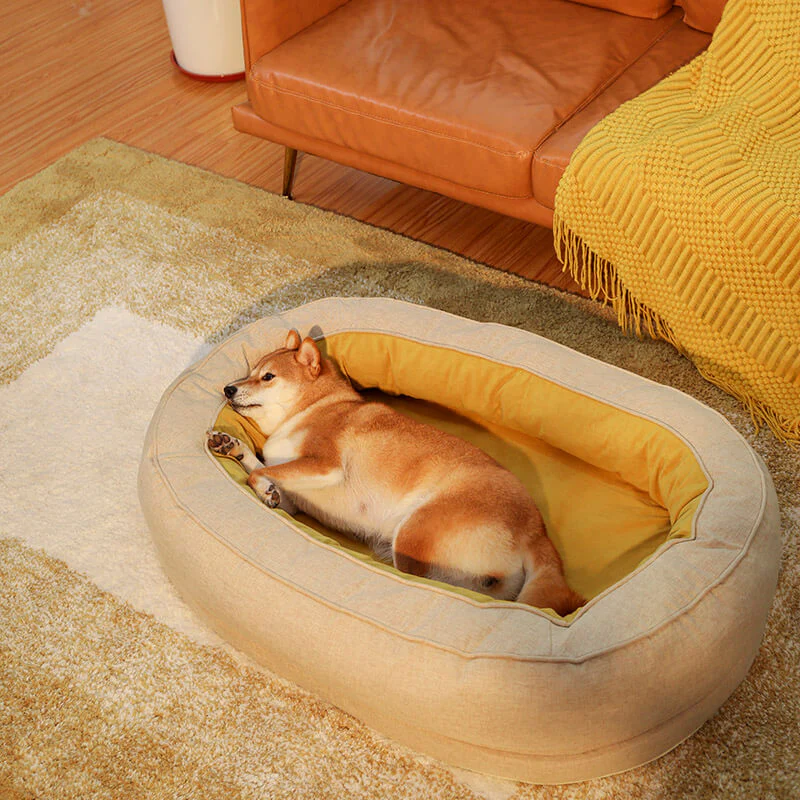Lit orthopédique pour chien, lavable en machine, apaisant et confortable - Beignet - Image 32