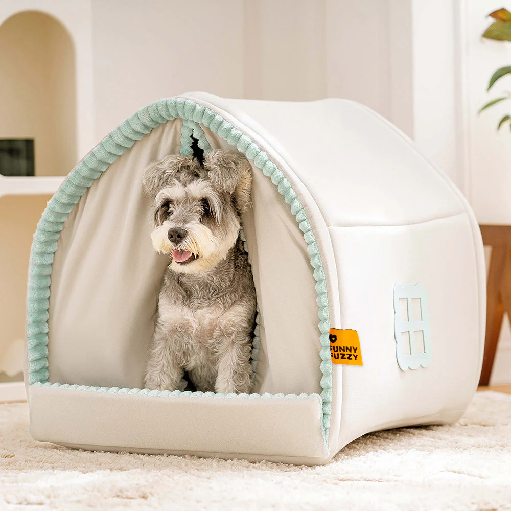 Lit pour chien fermé à double rideau - Image 11