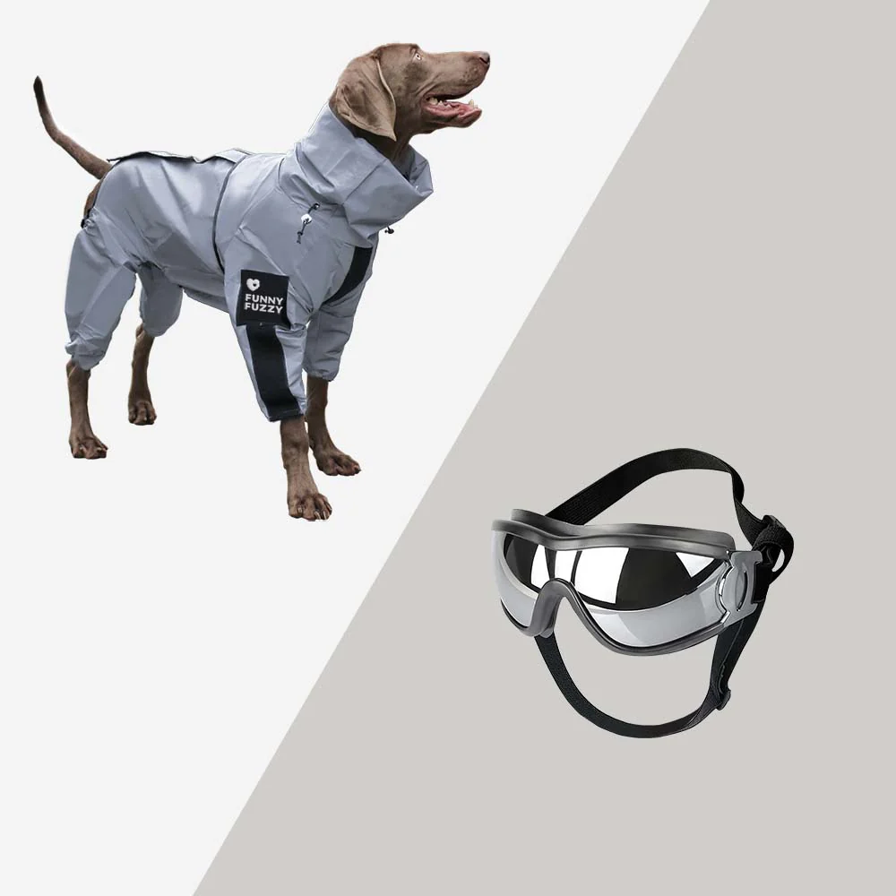 Manteau imperméable réfléchissant Manteau de pluie pour chien - Image 14