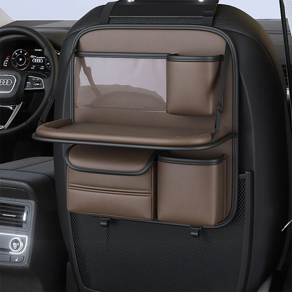 Organisateur pliable pour siège arrière de voiture avec plateau - Image 12