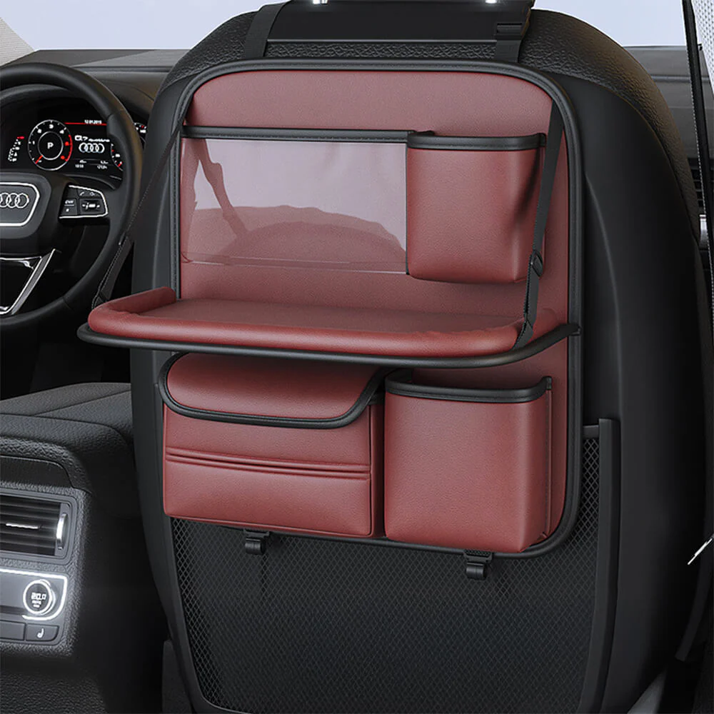 Organisateur pliable pour siège arrière de voiture avec plateau - Image 14