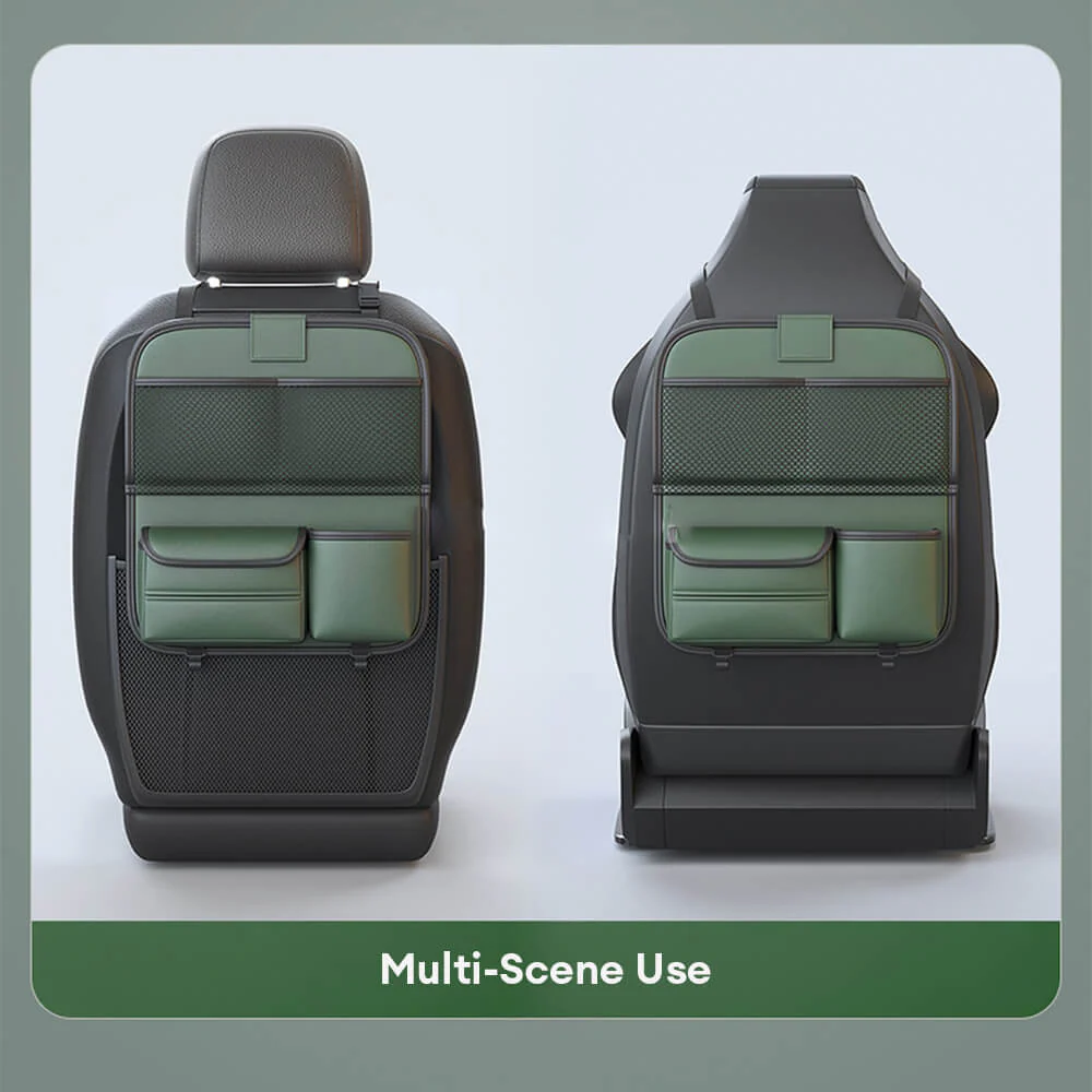 Organisateur pliable pour siège arrière de voiture avec plateau - Image 8