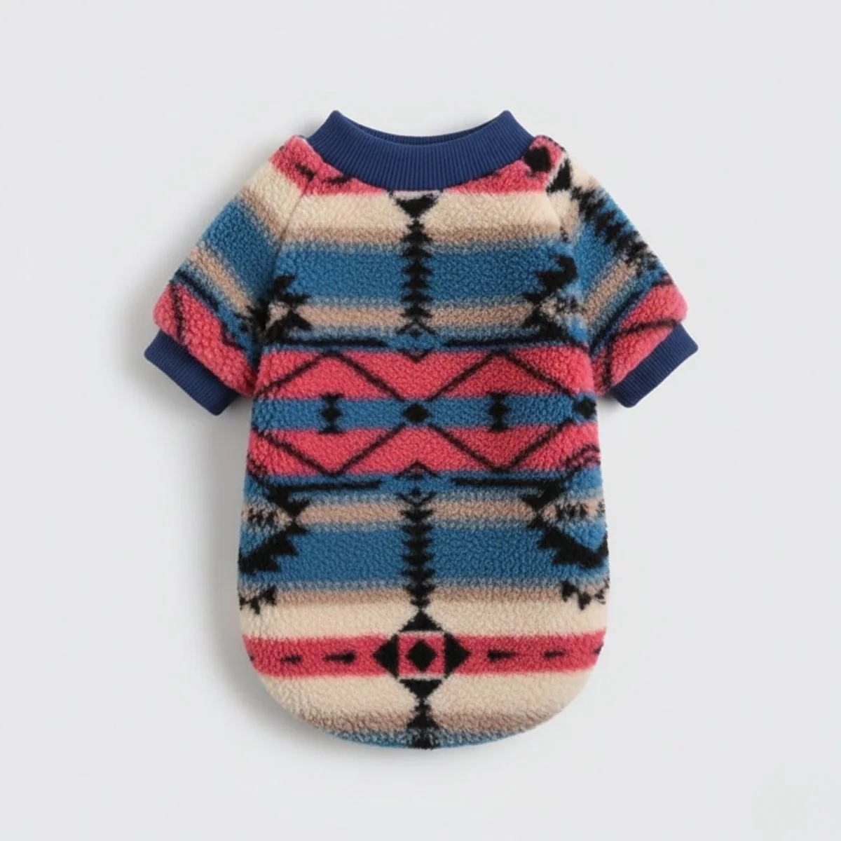 Pull rayé coloré pour chien – Vêtements d'hiver confortables et tendance - Image 3