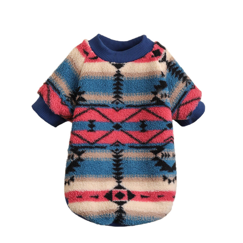 Pull rayé coloré pour chien – Vêtements d'hiver confortables et tendance - Image 7