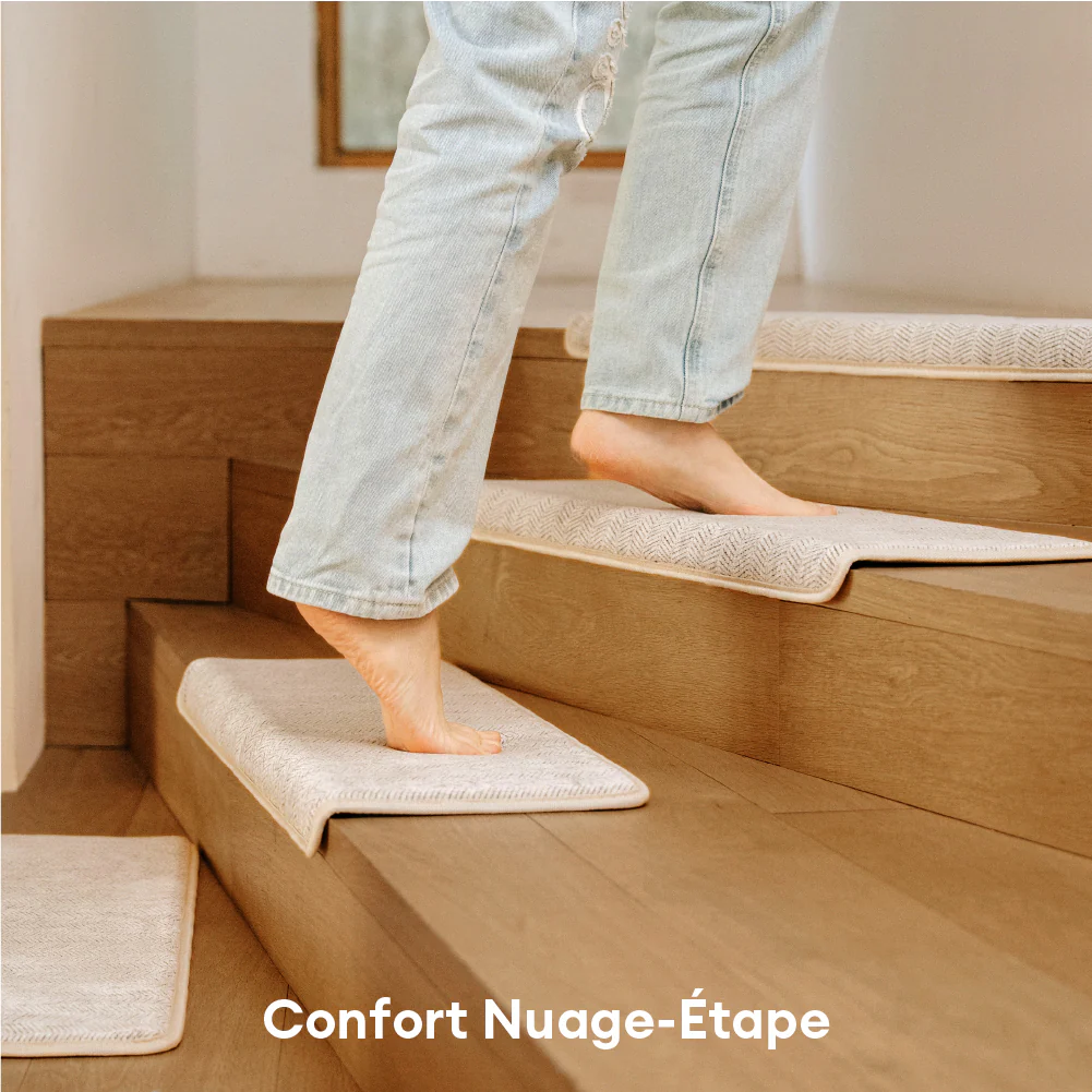 Marches d’escalier antidérapantes adhésives, adhérence renforcée, toutes saisons – Rétro - Image 6