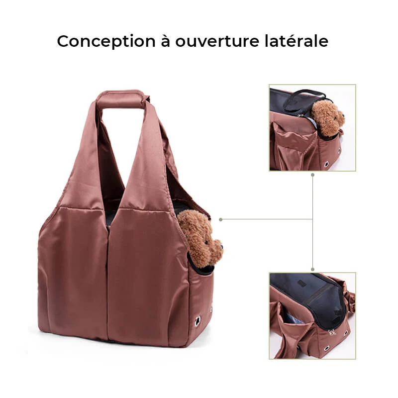 Sac de transport bandoulière pour animaux de compagnie - Image 4