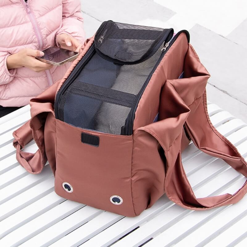 Sac de transport bandoulière pour animaux de compagnie - Image 6