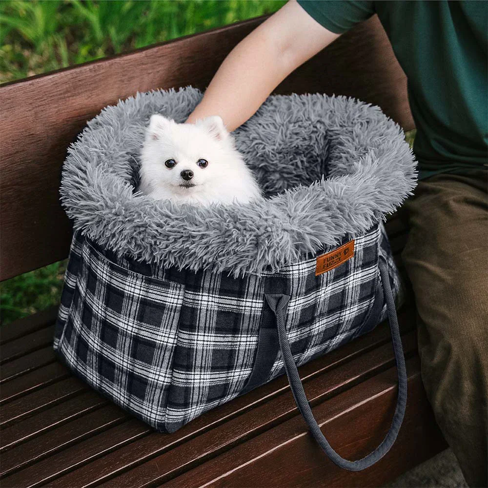 Sac de transport pour animaux 2 en 1 grand et tout temps et sac de couchage pour chien - Plaid du Voyager - Image 10