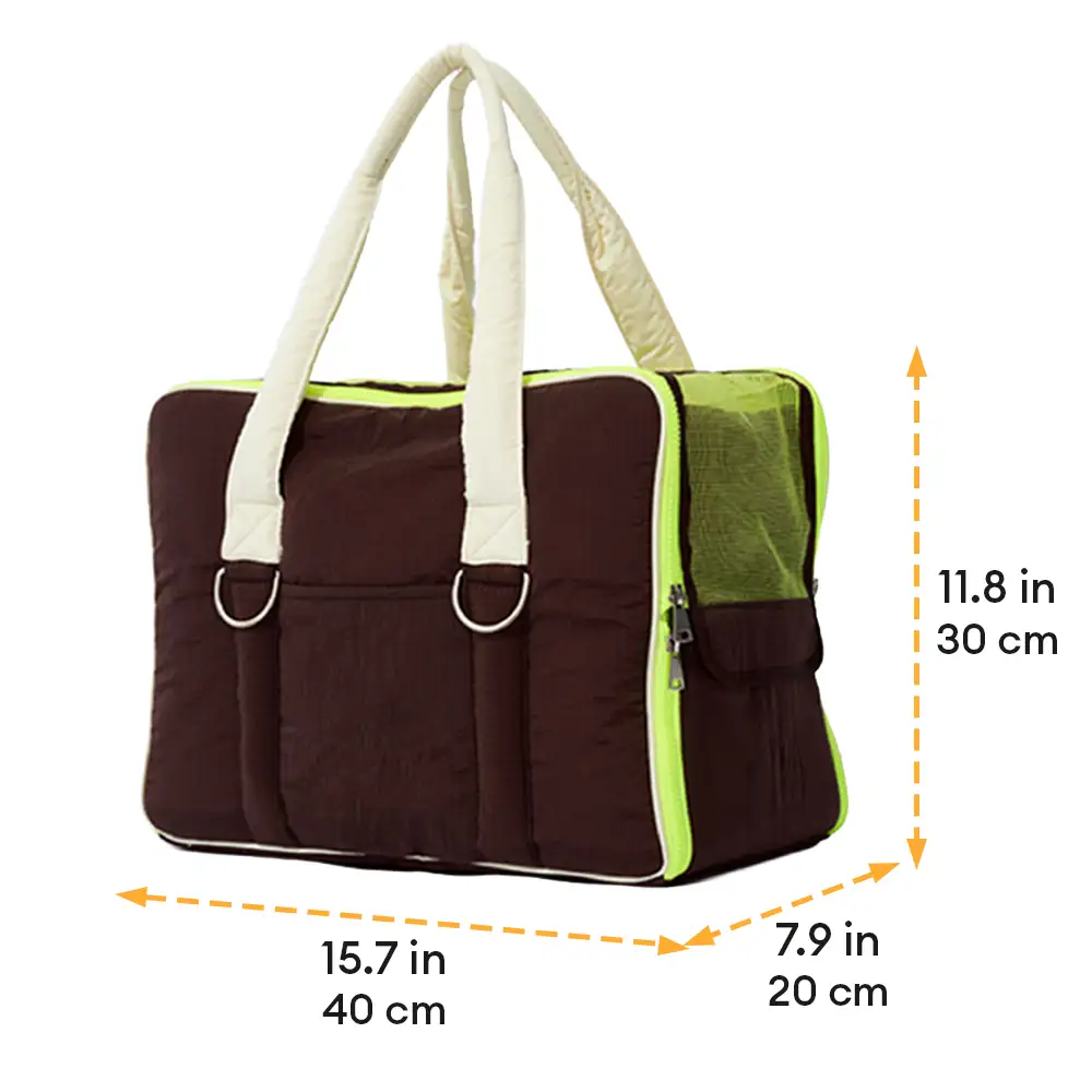 Sac de transport pour animaux de compagnie multifonctionnel en blocs de couleurs pour les navetteurs urbains - Image 7