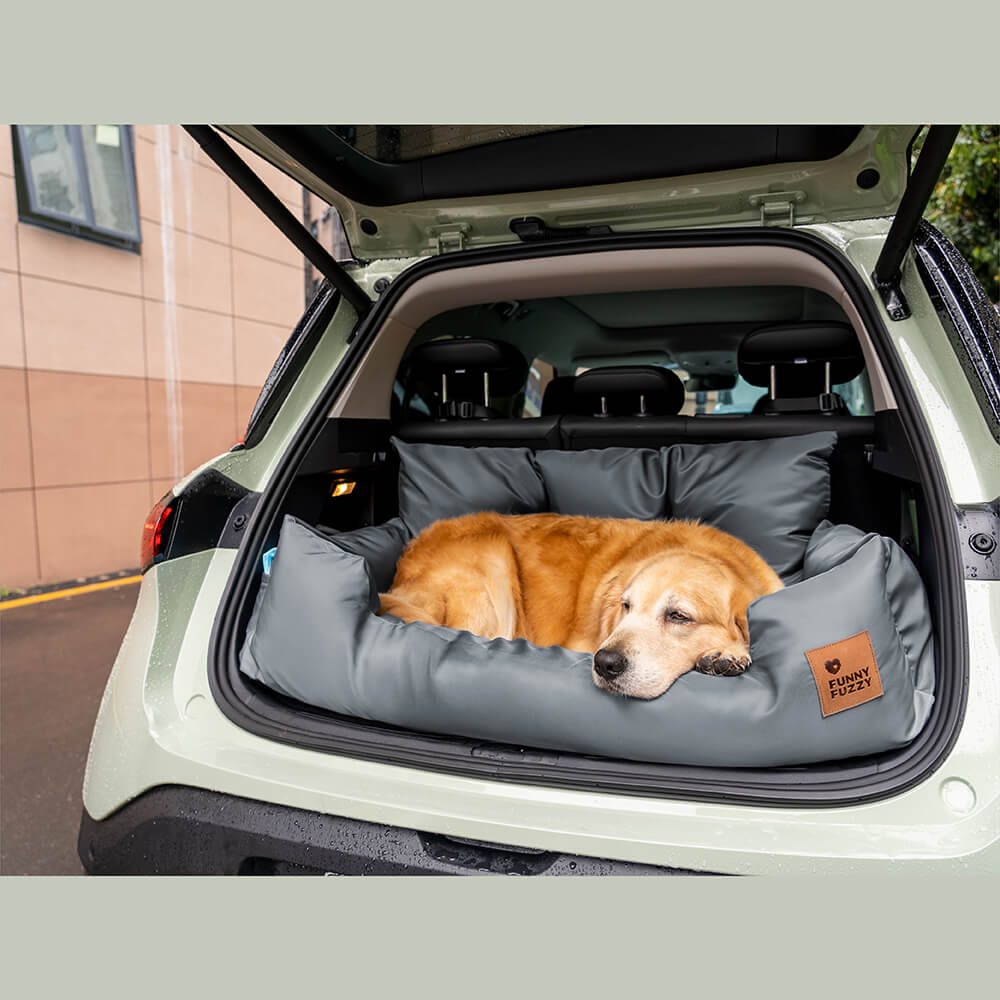 Siège Auto Imperméable et Sécurisé - Style Traversin pour Chiens Moyens et Grands - Image 11