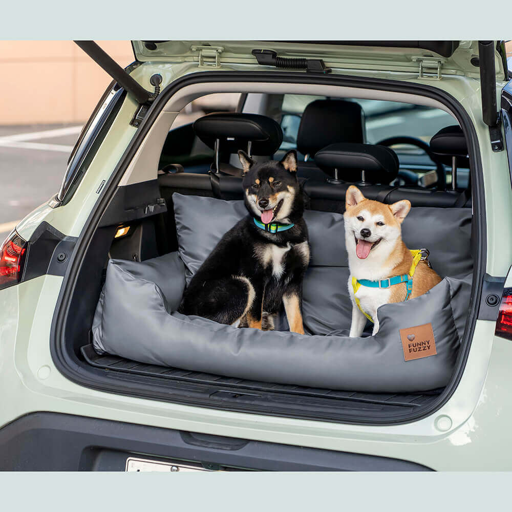 Siège Auto Imperméable et Sécurisé - Style Traversin pour Chiens Moyens et Grands - Image 12